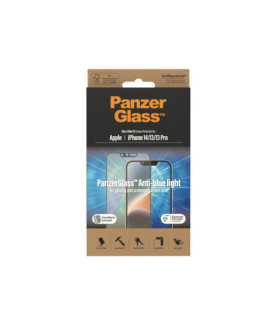 PanzerGlass | Screen protector | Apple | iPhone 14/13/13 Pro | Glass | Black | Ultra-Wide Fit Scratch resistant Shock resistant