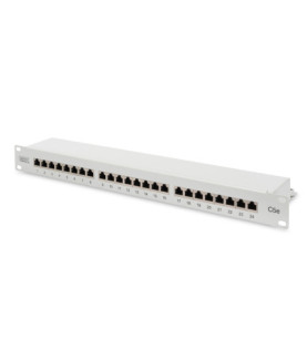 Digitus | Patch Panel | DN-91524S | White | Category: CAT 5e Ports: 24 x RJ45 Retention strength: 7.7 kg Insertion force: 30N m