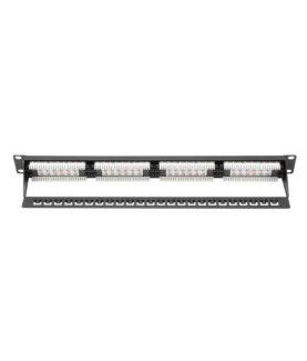 Digitus | Patch Panel | DN-91624U | Black | Category: CAT 6 Ports: 24 x RJ45 Retention strength: 7.7 kg Insertion force: 30N ma