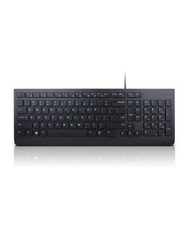 Lenovo | Essential | Essential Wired Keyboard - US Euro | Standard | Wired | US | 1.8 m | Black | Wired | 570 g