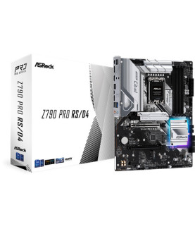 ASRock | Z790 PRO RS/D4 | Processor family Intel | Processor socket LGA1700 | DDR4 DIMM | Memory slots 4 | Supported hard disk 