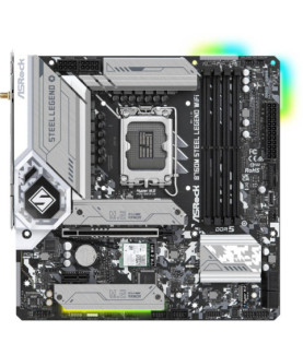 ASRock | B760M Steel Legend WiFi | Processor family Intel | Processor socket LGA1700 | DDR5 DIMM | Memory slots 4 | Supported h