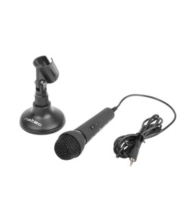 Natec | Microphone | NMI-0776 Adder | Black | Wired