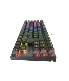 Genesis | THOR 303 TKL | Black | Mechanical Gaming Keyboard | Wired | RGB LED light | US | USB Type-A | 865 g | Replaceable "HO