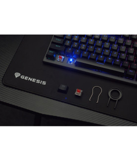 Genesis | THOR 303 TKL | Black | Mechanical Gaming Keyboard | Wired | RGB LED light | US | USB Type-A | 865 g | Replaceable "HO