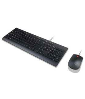 Lenovo | Essential | Essential Wired Keyboard and Mouse Combo - Lithuanian | Black | Keyboard and Mouse Set | Wired | EN/LT | B