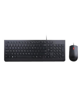 Lenovo | Essential | Essential Wired Keyboard and Mouse Combo - Lithuanian | Black | Keyboard and Mouse Set | Wired | EN/LT | B