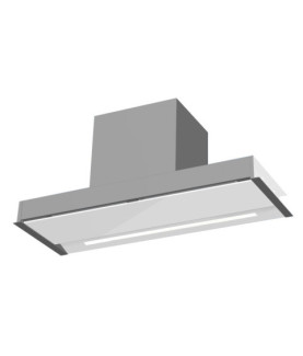 CATA | Hood | RENOVA PURE AIR MNV90 GWH | Canopy | Width 90 cm | Mechanical control | LED | Stainless steel