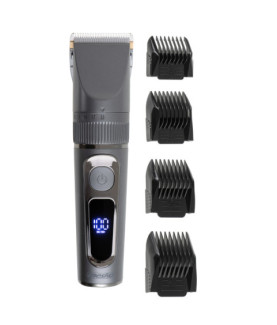 Mesko | Hair Clipper with LCD Display | MS 2843 | Cordless | Number of length steps 4 | Stainless Steel