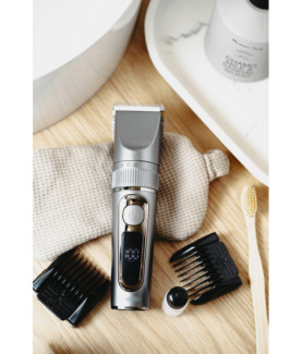 Mesko | Hair Clipper with LCD Display | MS 2843 | Cordless | Number of length steps 4 | Stainless Steel