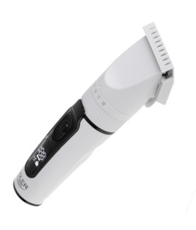 Adler | Hair Clipper with LCD Display | AD 2839 | Cordless | Number of length steps 6 | White/Black