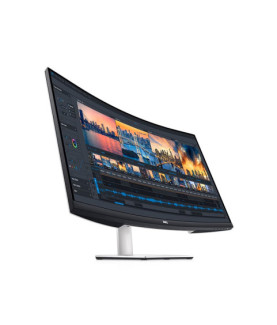 Dell | Curved Monitor | S3221QSA | 32 " | VA | UHD | 16:9 | 60 Hz | 4 ms | 3840 x 2160 | 300 cd/m | HDMI ports quantity 2 | Whi