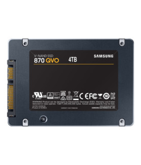 Samsung | SSD | 870 QVO | 4000 GB | SSD form factor 2.5" | Solid-state drive interface SATA III | Read speed 560 MB/s | Write s