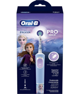 Oral-B | Electric Toothbrush | Vitality PRO Kids Frozen | Rechargeable | For children | Number of brush heads included 1 | Numb