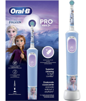 Oral-B | Electric Toothbrush | Vitality PRO Kids Frozen | Rechargeable | For children | Number of brush heads included 1 | Numb