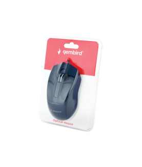 Gembird | Optical Mouse | MUS-3B-01 | Optical mouse | USB | Black