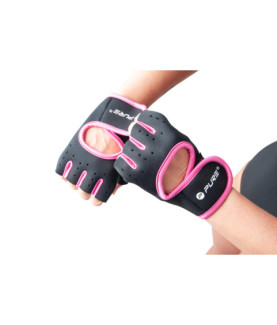 Pure2Improve | Fitness Gloves | Black/Pink