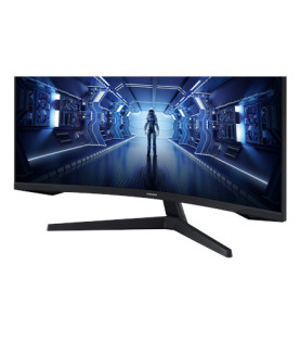 Samsung | Curved Monitor | LC34G55TWWPXEN | 34 " | VA | UWQHD | 21:9 | 165 Hz | 1 ms | 3440 x 1440 | 250 cd/m | HDMI ports quan