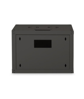 Digitus | Wall Mounting Cabinet | DN-19 07-U-SW | Black | IP protection class: IP20 Front door: Glass door, single opening Cabi