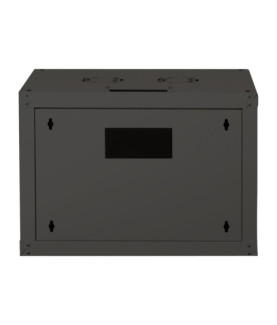 Digitus | Wall Mounting Cabinet | DN-19 07-U-SW | Black | IP protection class: IP20 Front door: Glass door, single opening Cabi