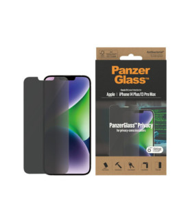 PanzerGlass | Screen protector | Apple | iPhone 14 Plus/13 Pro Max | Glass | Black | Classic Fit | Privacy