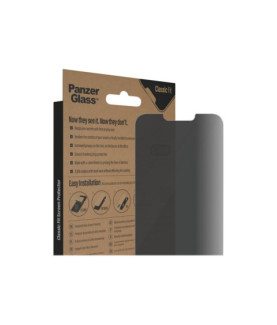 PanzerGlass | Screen protector | Apple | iPhone 14 Plus/13 Pro Max | Glass | Black | Classic Fit | Privacy