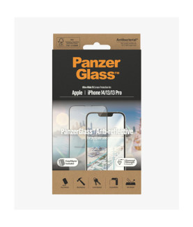 PanzerGlass | Screen protector | Apple | iPhone 14/13/13 Pro | Glass | Clear | Ultra-Wide Fit Easy installation Privacy Filter 