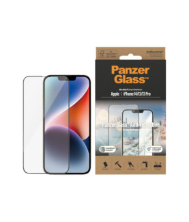 PanzerGlass | Screen protector | Apple | iPhone 14/13/13 Pro | Glass | Clear | Ultra-Wide Fit Easy installation Privacy Filter 