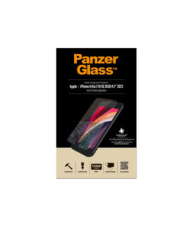 PanzerGlass | Screen Protector | Apple | Iphone 6/6s/7/8/SE (2020) | Glass | Crystal Clear | Clear Screen Protector