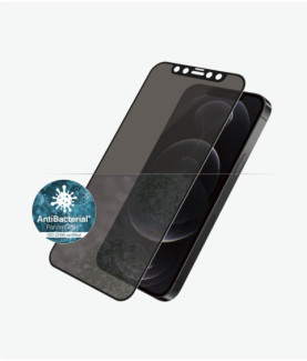 PanzerGlass | Apple | For iPhone 12/12 Pro | Glass | Black | Case Friendly | Privacy glass