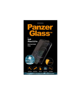 PanzerGlass | Apple | For iPhone 12/12 Pro | Glass | Black | Case Friendly | Privacy glass