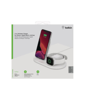 Belkin | 3-in-1 Wireless Charger for Apple Devices | BOOST CHARGE