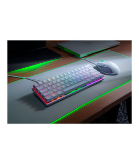 Razer | Huntsman Mini | Mercury White | Gaming keyboard | Wired | RGB LED light | US