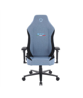 Onex Short Pile Linen Metal Nylon base | Gaming Chair | STC Elegant XL Series | Blue