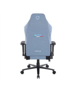 Onex Short Pile Linen Metal Nylon base | Gaming Chair | STC Elegant XL Series | Blue