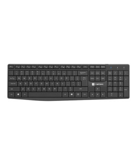 Natec | Keyboard and Mouse | Squid 2in1 Bundle | Keyboard and Mouse Set | Wireless | US | Black | Wireless connection