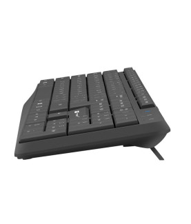 Natec | Keyboard and Mouse | Squid 2in1 Bundle | Keyboard and Mouse Set | Wireless | US | Black | Wireless connection