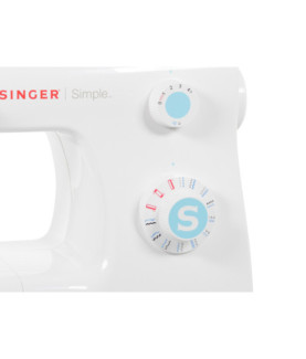 Singer SMC 2263/00 Sewing Machine | Singer | 2263 | Number of stitches 23 Built-in Stitches | Number of buttonholes 1 | White