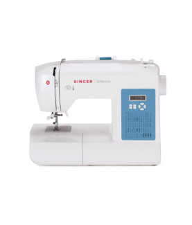 Singer | Sewing Machine | 6160 Brilliance | Number of stitches 60 | Number of buttonholes 6 | White