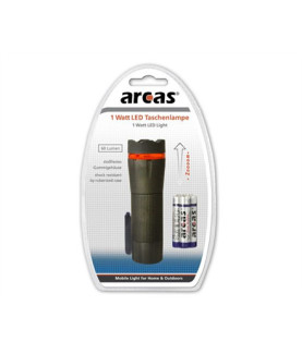 Arcas | Torch | LED | 1 W | 60 lm | Zoom function