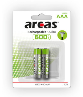 ARCAS NI-MH R03 MICRO AAA 600mA BP2 | Arcas