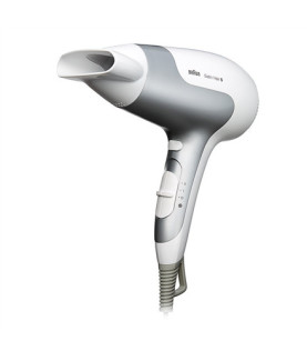 Braun | Hair Dryer | Satin Hair 5 HD 580 | 2500 W | Number of temperature settings 3 | Ionic function | White/ silver