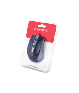 Gembird | MUS-4B-01-GB | Optical Mouse | USB | Spacegrey/Black