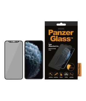 PanzerGlass | P2666 | Screen protector | Apple | iPhone X/Xs/11 Pro | Tempered glass | Black | Confidentiality filter Full fram