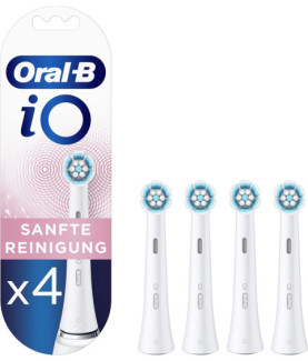 Oral-B | Cleaning Replaceable Toothbrush Heads | iO refill Gentle | Heads | For adults | Number of brush heads included 4 | Whi