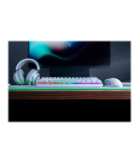 Razer | Huntsman Mini 60% | Mercury White | Gaming keyboard | Wired | Opto-Mechanical | RGB LED light | NORD