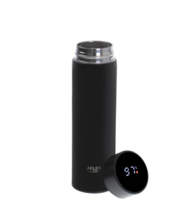 Adler | Thermal Flask | AD 4506bk | Material Stainless steel/Silicone | Black