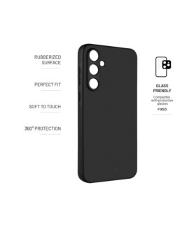 Fixed | Story | Back cover | Samsung | Galaxy A55 5G | Rubberized | Black