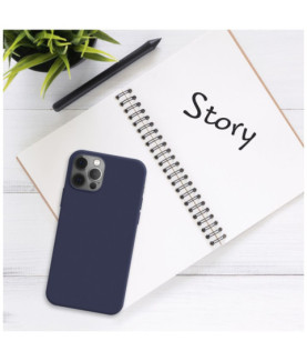 Fixed | Story | Back cover | Samsung | Galaxy A55 5G | Rubberized | Blue