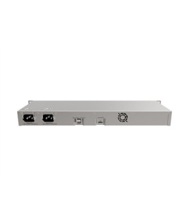 Mikrotik Wired Ethernet Router RB1100AHx4 Dude Edition, 1U Rackmount, Quad core 1.4GHz CPU, 1 GB RAM, 128 MB, 60GB M.2 SSD incl